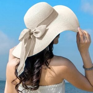 Wide Brim Straw Sun Hat